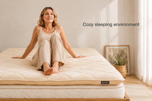 Cozy Japanese-inspired sleeping environment with a Zen.Rest futon
