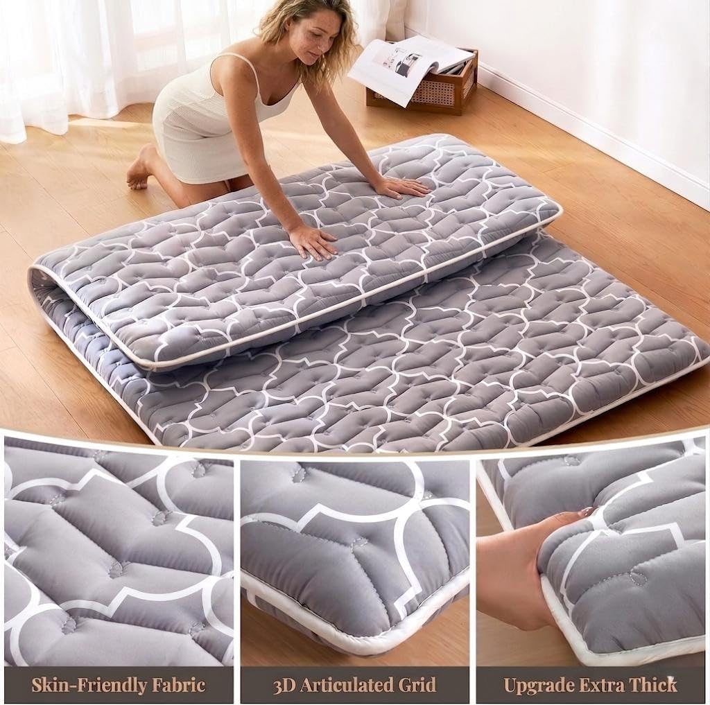 Skin-friendly fabric, 3D articulated grid and upgraded extra thick 10cm padding
