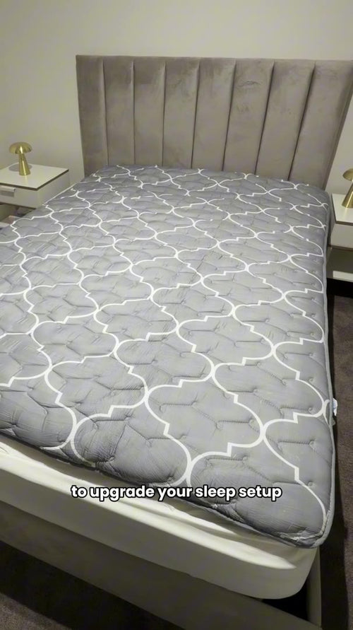 Zen.Rest 9-layer extra-thick grey futon mattress customer review video